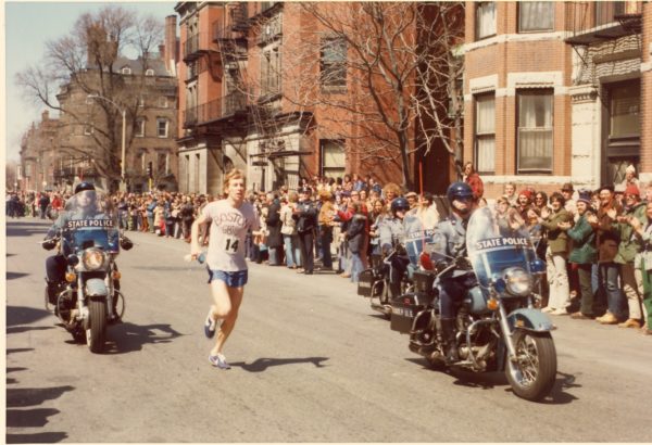 Bill Rodgers in the 1975 Boston Marathon