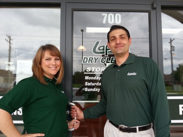 photo of Stacey and Brian Culver, owners of Lapels Dry Cleaning of Edmond