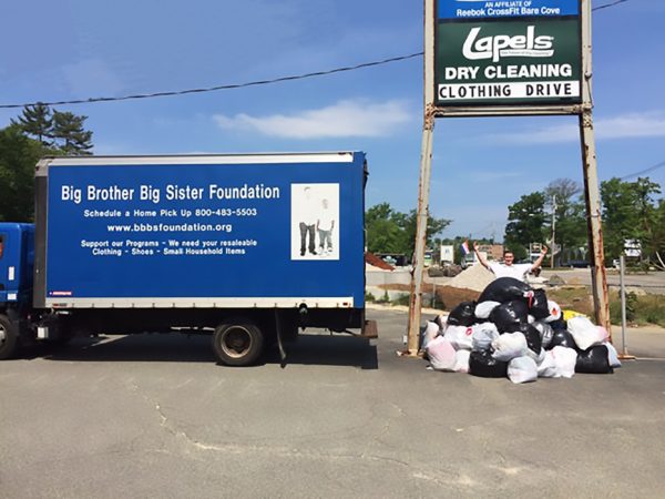 photo of Lapels Dry Cleaning clothing drive