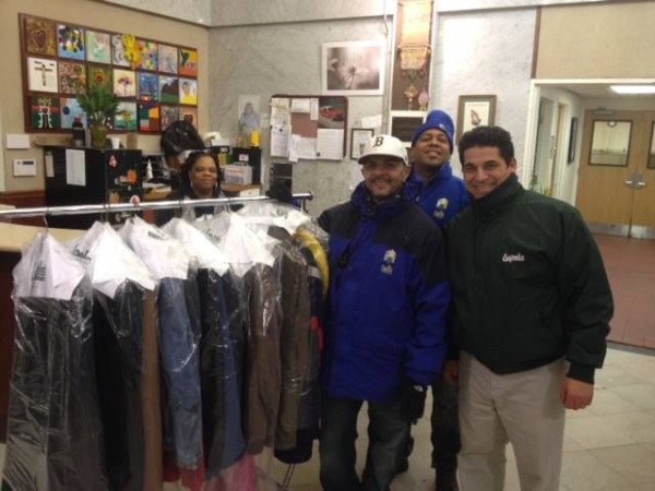 Scott Goddess (right) of Lapels Dry Cleaning of Boston Seaport. 