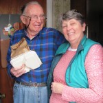 Howard Goodwin with Judy Whiteside, Wareham Selectwoman