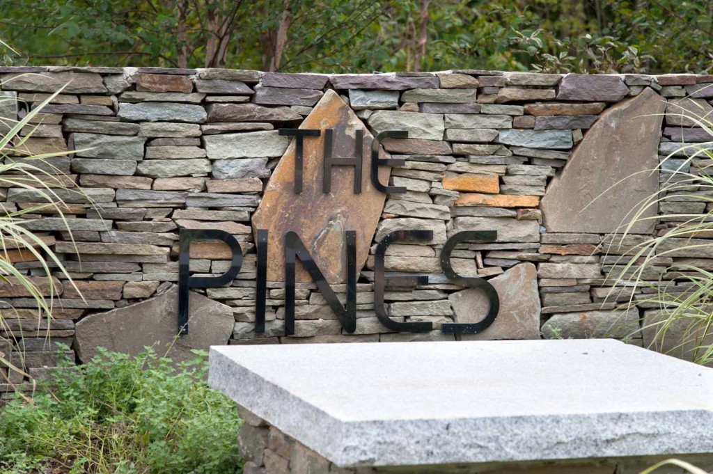 The Pines Entrance
