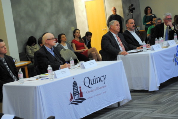 Warren F. Baker of Baker, Braverman & Barbadoro, P.C. sits on judges panel for Quincy Center for Innovation's Quick Pitch Competition